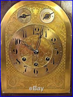 Antique Gustav Becker Bracket Clock Westminster Chimes Runs Strikes & Chimes