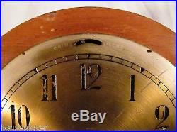 Antique Gustav Becker Napoleon Hat Camelback Tambour Westminster Chimes Clock