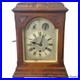 Antique Gustav Becker Oak Westminster chime clock carved case original