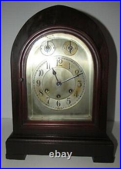 Antique Gustav Becker P18 Quarter Hour Westminster Chime Bracket Clock 8 Day