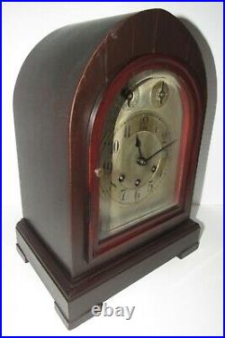 Antique Gustav Becker P18 Quarter Hour Westminster Chime Bracket Clock 8 Day