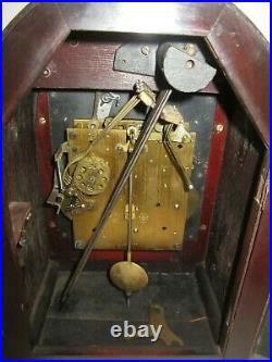 Antique Gustav Becker P18 Quarter Hour Westminster Chime Bracket Clock 8 Day