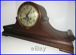 Antique Gustav Becker P18 Quarter Hour Westminster Chime Clock 8 Day, Key-wind