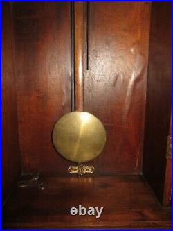 Antique Gustav Becker Quarter Hour Westminster Chime Wall Regulator Clock 8-day