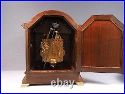 Antique Gustav Becker Westminster Chime Mantel Shelf Bracket Clock WORKS 1926