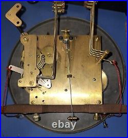 Antique HAC Hamburg America Wall Clock Regulator 8 Day Westminster Chime Working