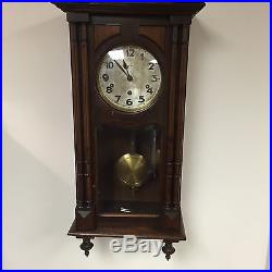 Antique Hamburg-American Co. Westminster Chime Wall Clock