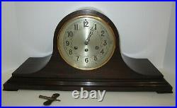 Antique Herschede Canterbury & Westminster Quarter Hour Chime Clock 8-Day