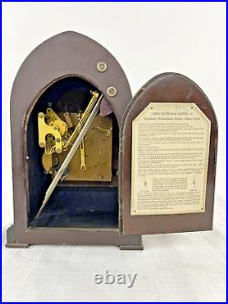 Antique Herschede Hall Clock Model 20 Westminster Mantle Chime 1915