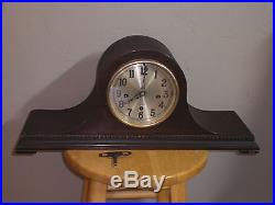 Antique Herschede Hall Westminster Chime Mantel Clock Made in USA Rare