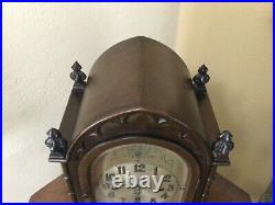 Antique Herschede Westminster Chime Mantel Clock Case #6016 Model 20 Cincinnati