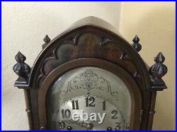 Antique Herschede Westminster Chime Mantel Clock Case #6016 Model 20 Cincinnati