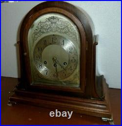 Antique-Herschede-Westminster Chime Mantle Clock-Ca. 1920-To Restore-#F129