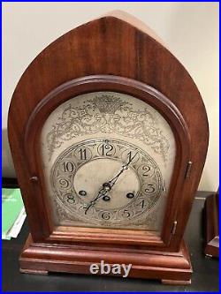 Antique Herschede Westminster chime Mantel Clock Beautifully restored inside out