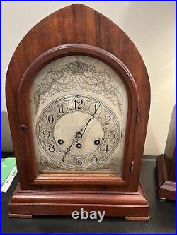 Antique Herschede Westminster chime Mantel Clock Beautifully restored inside out