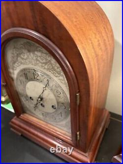 Antique Herschede Westminster chime Mantel Clock Beautifully restored inside out