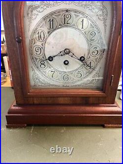 Antique Herschede Westminster chime Mantel Clock Beautifully restored inside out