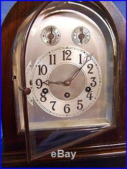Antique JUNGHANS Westminster Chime Mantel Mantle Clock #17112 Manhattan repair