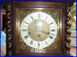 Antique Junghans 8 Day German 1919 Westminster Chime Bracket Shelf Clock