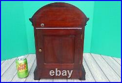 Antique Junghans 8 Day Westminster Chime Mahogany Mantel Bracket Clock AS IS