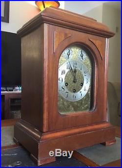 Antique Junghans A11 Westminster Chime 8 Day Bracket Cabinet Clock