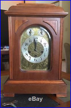 Antique Junghans A11 Westminster Chime 8 Day Bracket Cabinet Clock