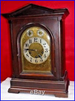 Antique Junghans A11 Westminster Chime 8 Day Bracket Cabinet Clock Working