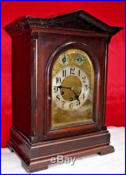 Antique Junghans A11 Westminster Chime 8 Day Bracket Cabinet Clock Working