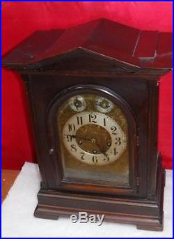 Antique Junghans A11 Westminster Chime 8 Day Bracket Cabinet Clock Working