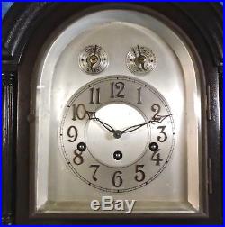 Antique Junghans AUCKLAND Westminster Chime Mahogany Bracket Mantel Clock- Works
