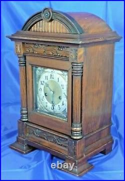 Antique Junghans Carol Westminster Mantel Clock. Fully Serviced and Tested