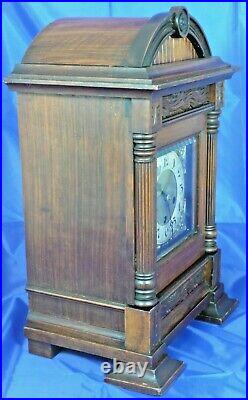 Antique Junghans Carol Westminster Mantel Clock. Fully Serviced and Tested