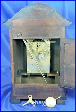 Antique Junghans Carol Westminster Mantel Clock. Fully Serviced and Tested