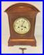 Antique Junghans Clock with Inlaid Wood Case B07 Mvmt Running, Striking, & Chiming