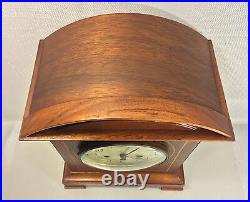 Antique Junghans Clock with Inlaid Wood Case B07 Mvmt Running, Striking, & Chiming