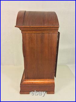 Antique Junghans Clock with Inlaid Wood Case B07 Mvmt Running, Striking, & Chiming Antique Junghans Clock with Inlaid Wood Case B07 Mvmt Running, Striking, & Chiming