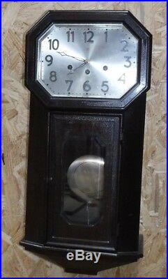Antique Junghans Concordia Westminster Chime Wall Clock Regulator Working A26