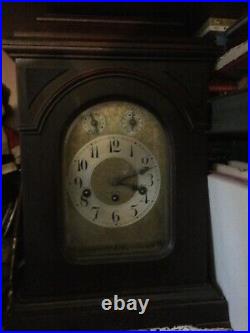 Antique Junghans German Westminster Chime Bracket Clock works! 1914