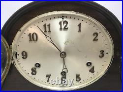 Antique Junghans Germany Mantle Clock Westminster Trinity Chime Celebrate 2 Jewl