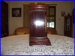 Antique Junghans, Mahogany, Westminster Chime 8 Day, Bracket Clock-A12