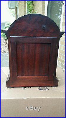 Antique Junghans Mahogany Westminster Chime 8 Day Bracket / Mantel Clock