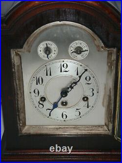 Antique Junghans Mahogany Westminster Chime Mantle Bracket Clock 1916 Gift