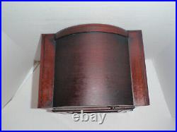 Antique Junghans Mahogany Westminster Chime Mantle Bracket Clock 1916 Gift