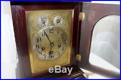 Antique Junghans Mantle Clock Quarter-Hour Westminster Chime A10 Movement Works