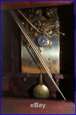 Antique Junghans Mantle Clock Quarter-Hour Westminster Chime A10 Movement Works