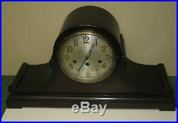 Antique Junghans Tambour 8 Day Westminster Chime Bracket Clock As-is Runs