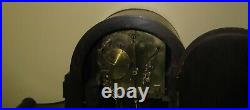 Antique Junghans Tambour 8 Day Westminster Chime Bracket Clock As-is Runs