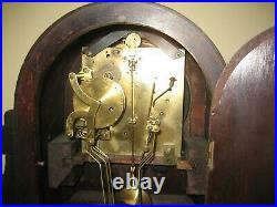 Antique Junghans Tambour 8 Day Westminster Chime Bracket Clock As-is Runs