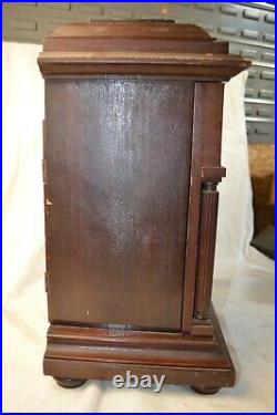 Antique Junghans Westminster Chime Bracket Mantle Clock B12 Movement Column Case