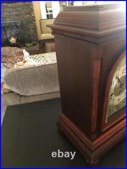 Antique Junghans Westminster Chime Mantel Clock Deco Style